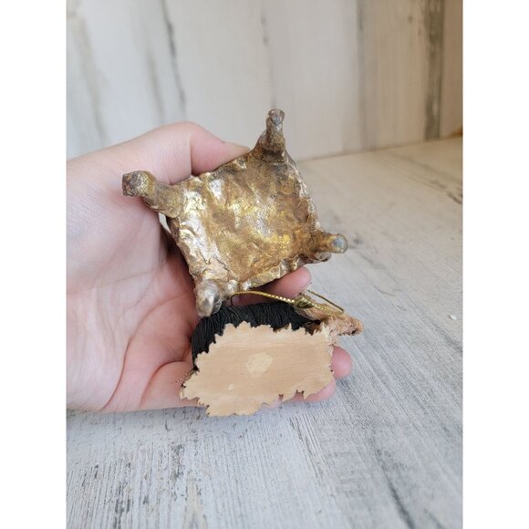 vintage Yorkshire terrier chair set dog ornament Xmas pet puppy - Picture 5 of 5